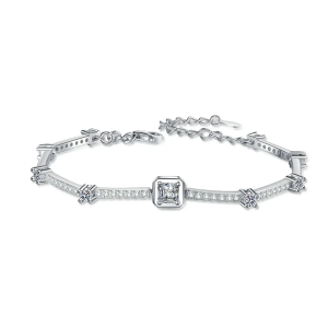 Luxury Diamond Bracelets -Sterling Silver