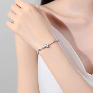 Luxury Diamond Bracelets -Sterling Silver