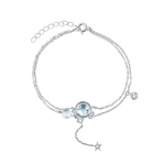 19cm Double Layer Bracelets -Sterling Silver